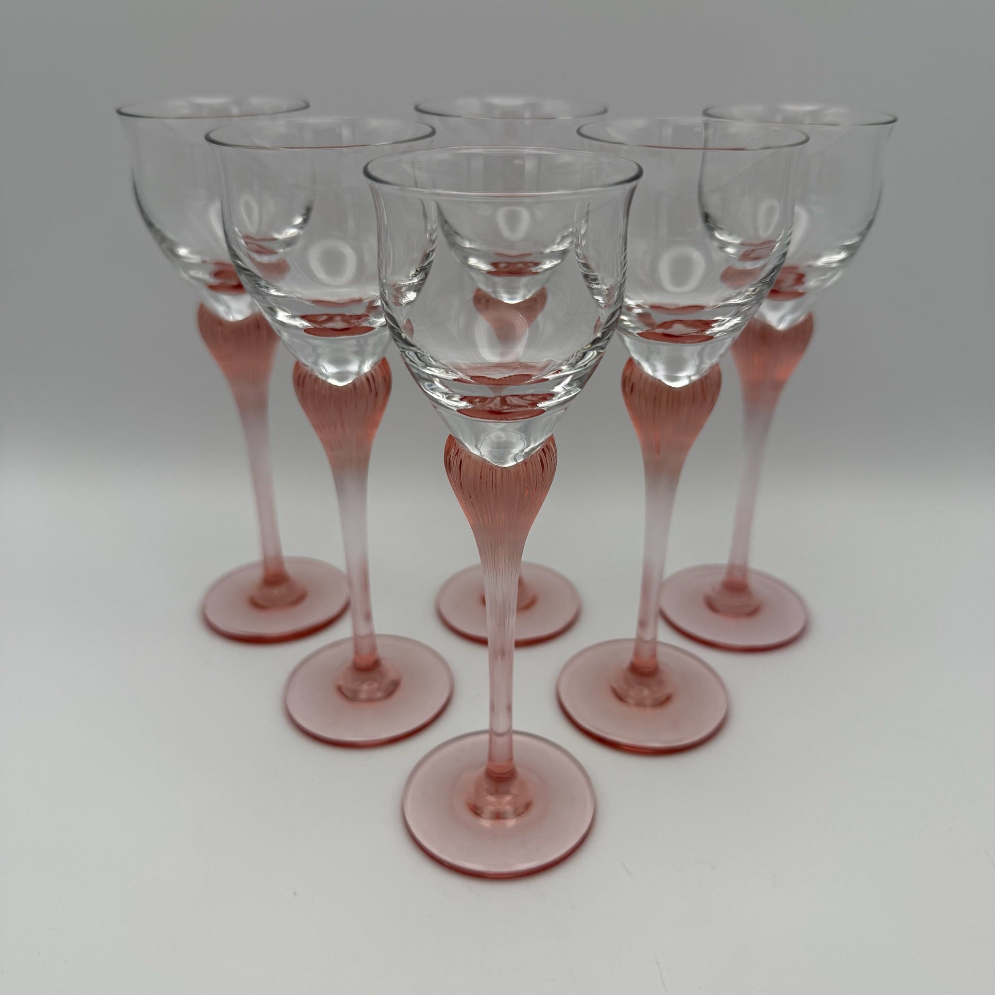 6er Set Spiegelau Klingenbrunn Likörgläser I Serie Antigone (Junge Linie) I Phantasie Pink I Vintage 15,5 cm Spiegelau