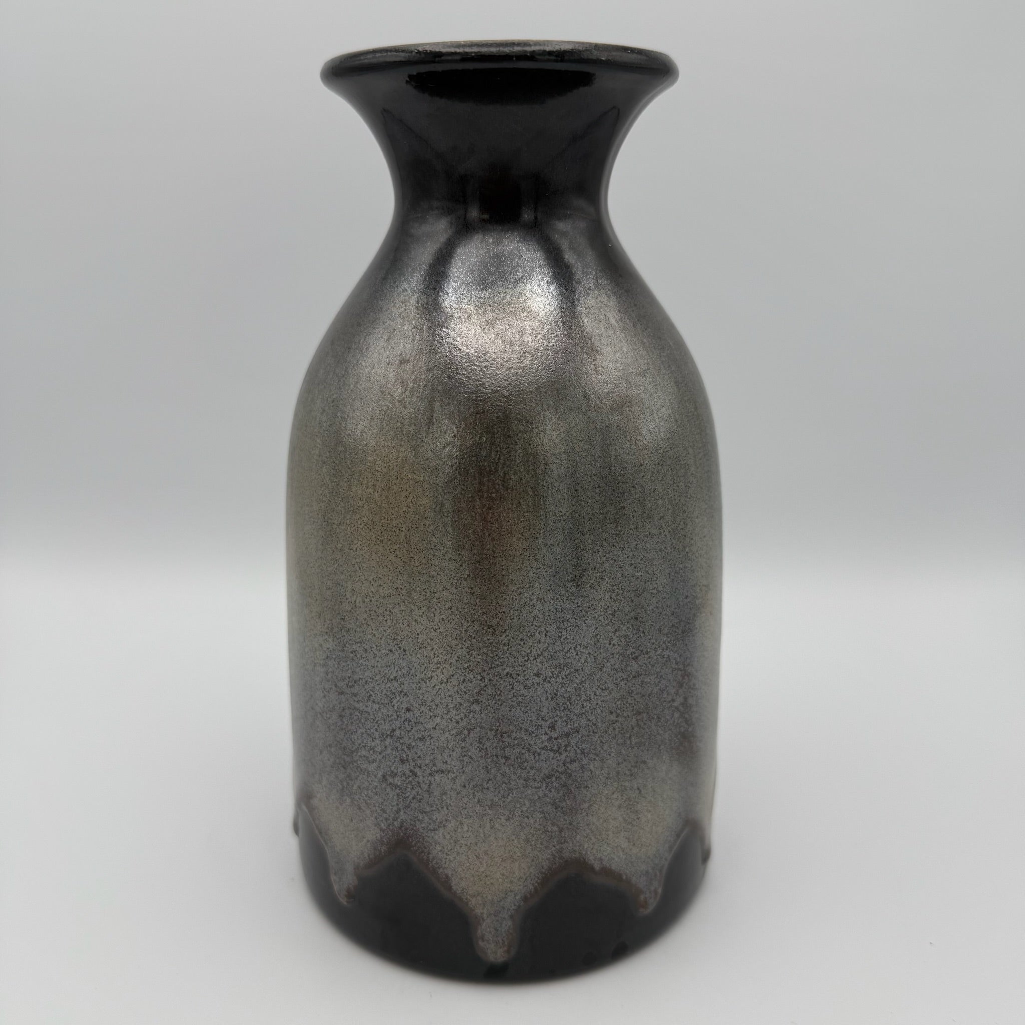 Vintage West German Pottery Vase 20cm Scheurich Keramik 60er 70er Pop Art Showroom Ansbach