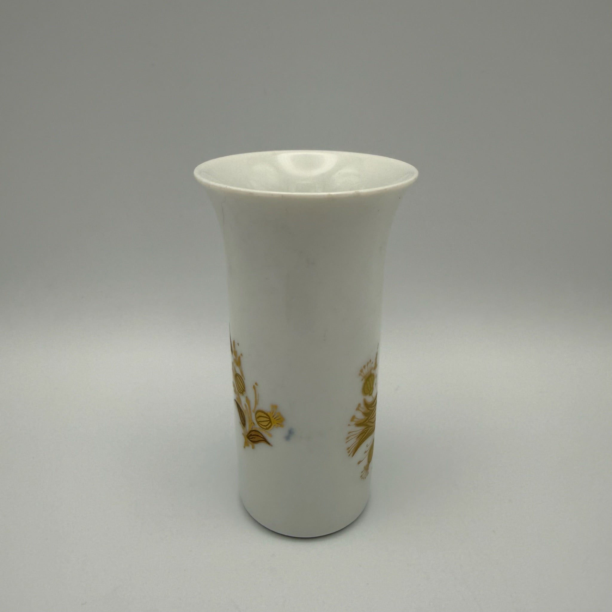 Rosenthal studio-linie Minivase I Design Bjørn Wiinblad I Dekor Romanze in Gold I Vintage 10 cm Rosenthal
