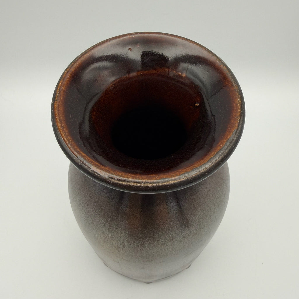 Vintage West German Pottery Vase 20cm Scheurich Keramik 60er 70er Pop Art Showroom Ansbach