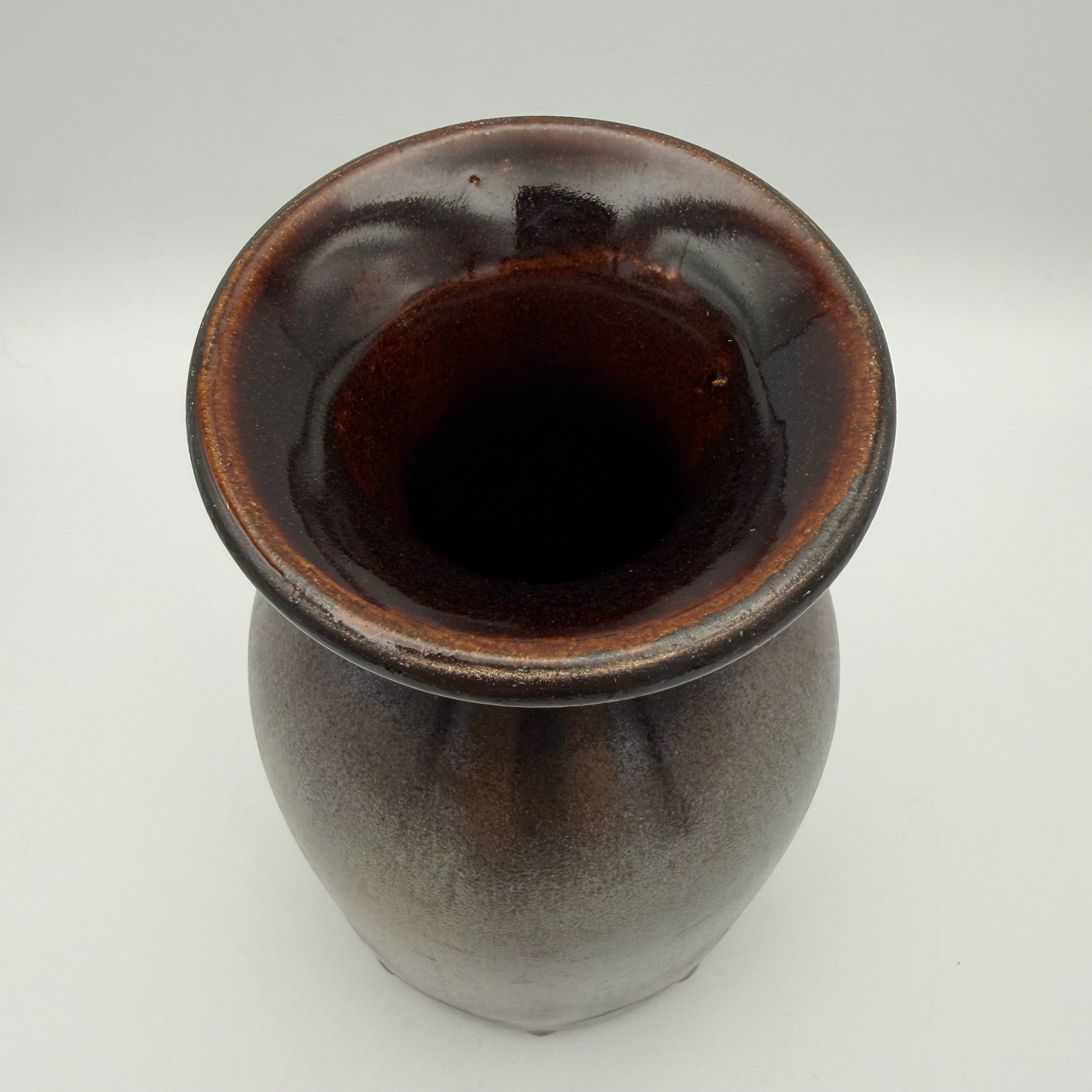 Vintage West German Pottery Vase 20cm Scheurich Keramik 60er 70er Pop Art Showroom Ansbach