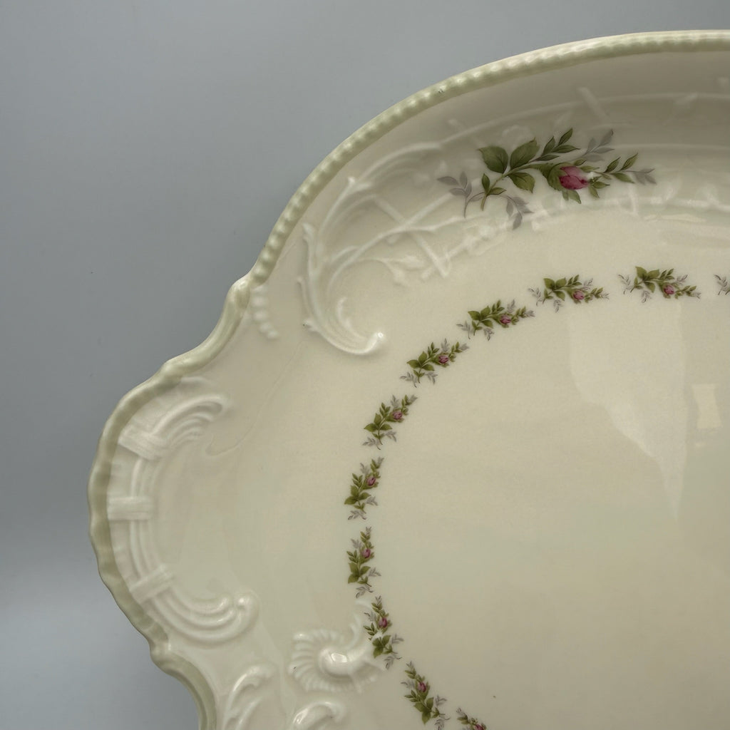Rosenthal Sanssouci 10 Rosen Servierplatte 39,5 cm I Große Bratenplatte Rokoko Rosenthal