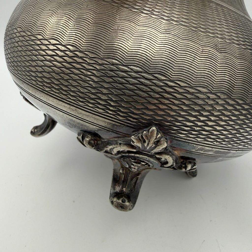 Antikes Prunk Set Teekanne & Zuckerdose I Grands Magasins du Louvre Paris I Versilbert um 1900 I Französischer Historismus Grands Magasins du Louvre, Rue de Marengo, Paris