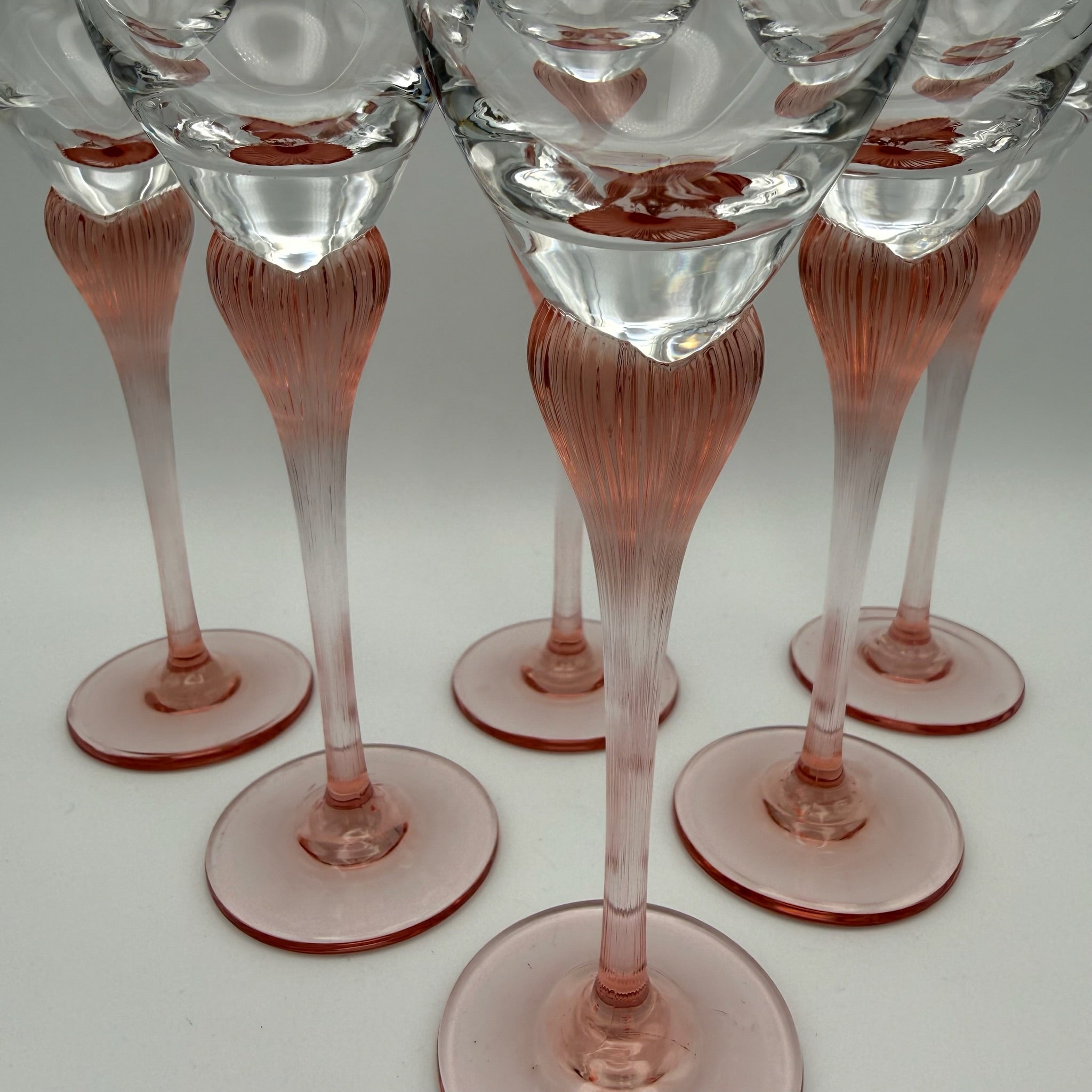 6er Set Spiegelau Klingenbrunn Likörgläser I Serie Antigone (Junge Linie) I Phantasie Pink I Vintage 15,5 cm Spiegelau