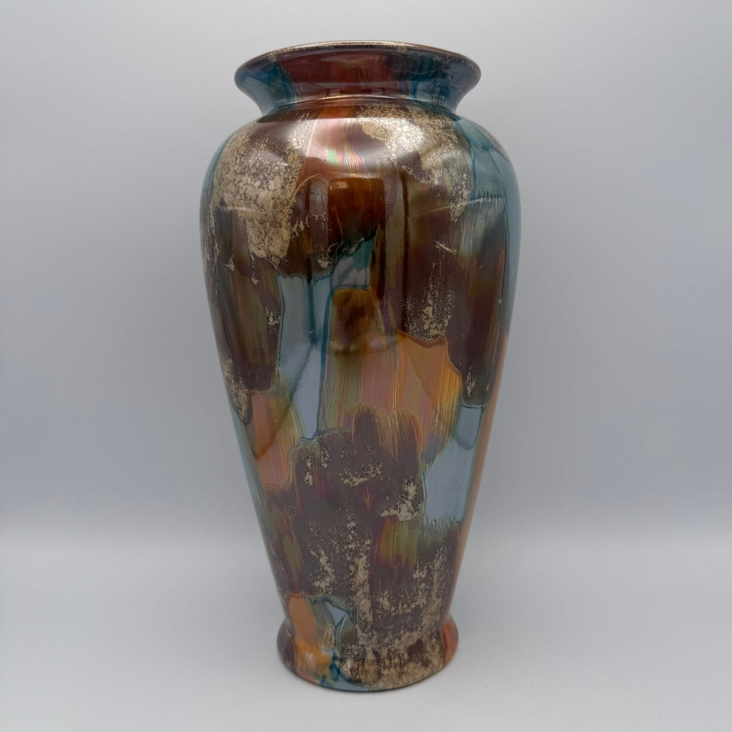 Scheurich Fat Lava Prunkvase 236-26 I Iridisierend Metallic I Space Age 1970er I West Germany Keramik I 26 cm Scheurich
