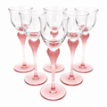 6er Set Spiegelau Klingenbrunn Likörgläser I Serie Antigone (Junge Linie) I Phantasie Pink I Vintage 15,5 cm Spiegelau