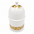 Rosenthal Deckeldose Romanze in Gold I Design Bjørn Wiinblad I studio-linie Zuckerdose I Vintage 15 cm Rosenthal