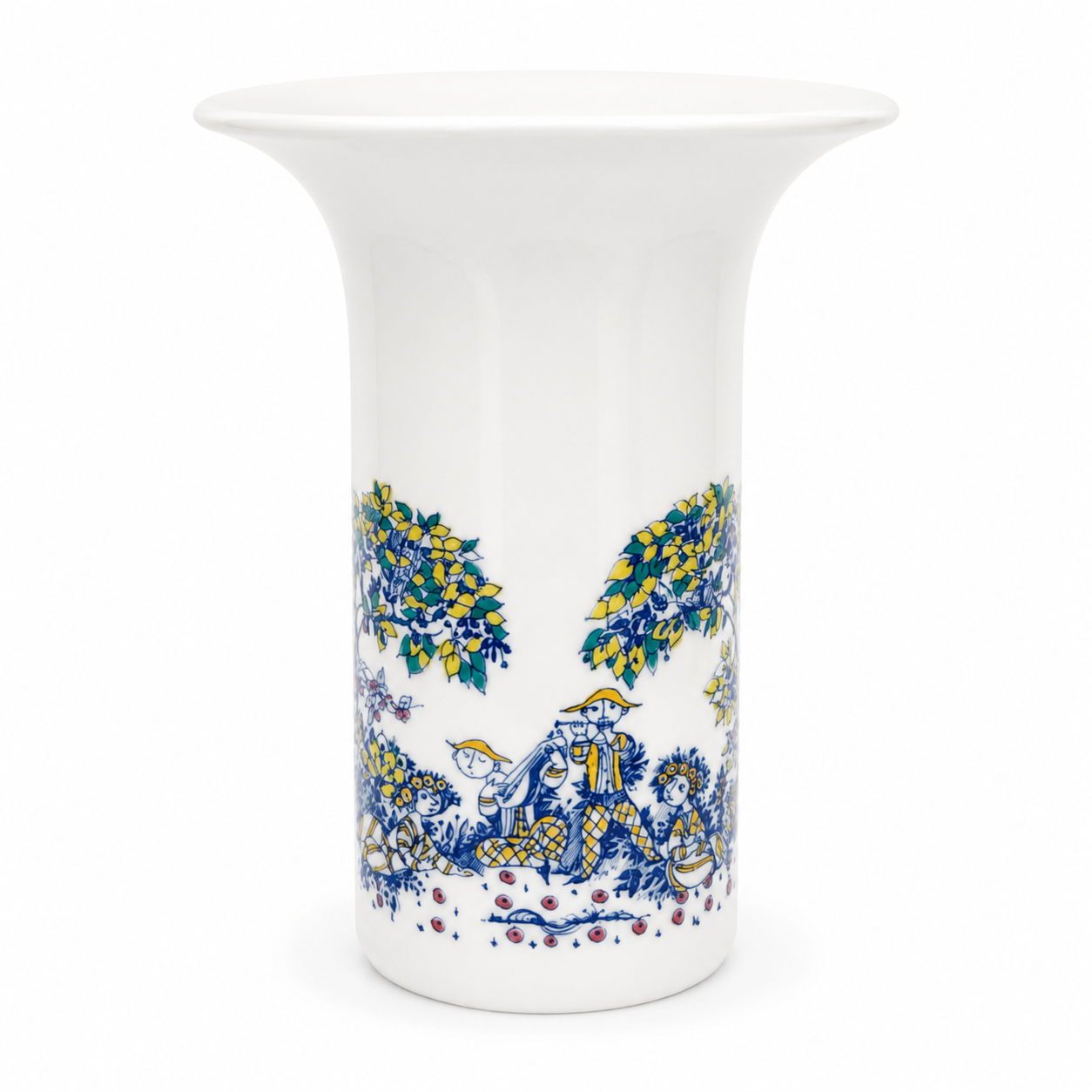 Rosenthal studio-linie Vase I Design Bjørn Wiinblad I Dekor Traumgarten I Form 10 I Vintage I 15,8 cm Rosenthal