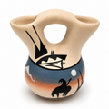 Studio Keramik Doppelvase „Aydine“ I Organische Form I Handarbeit Unikat I Vintage I 8,5 cm Aydine