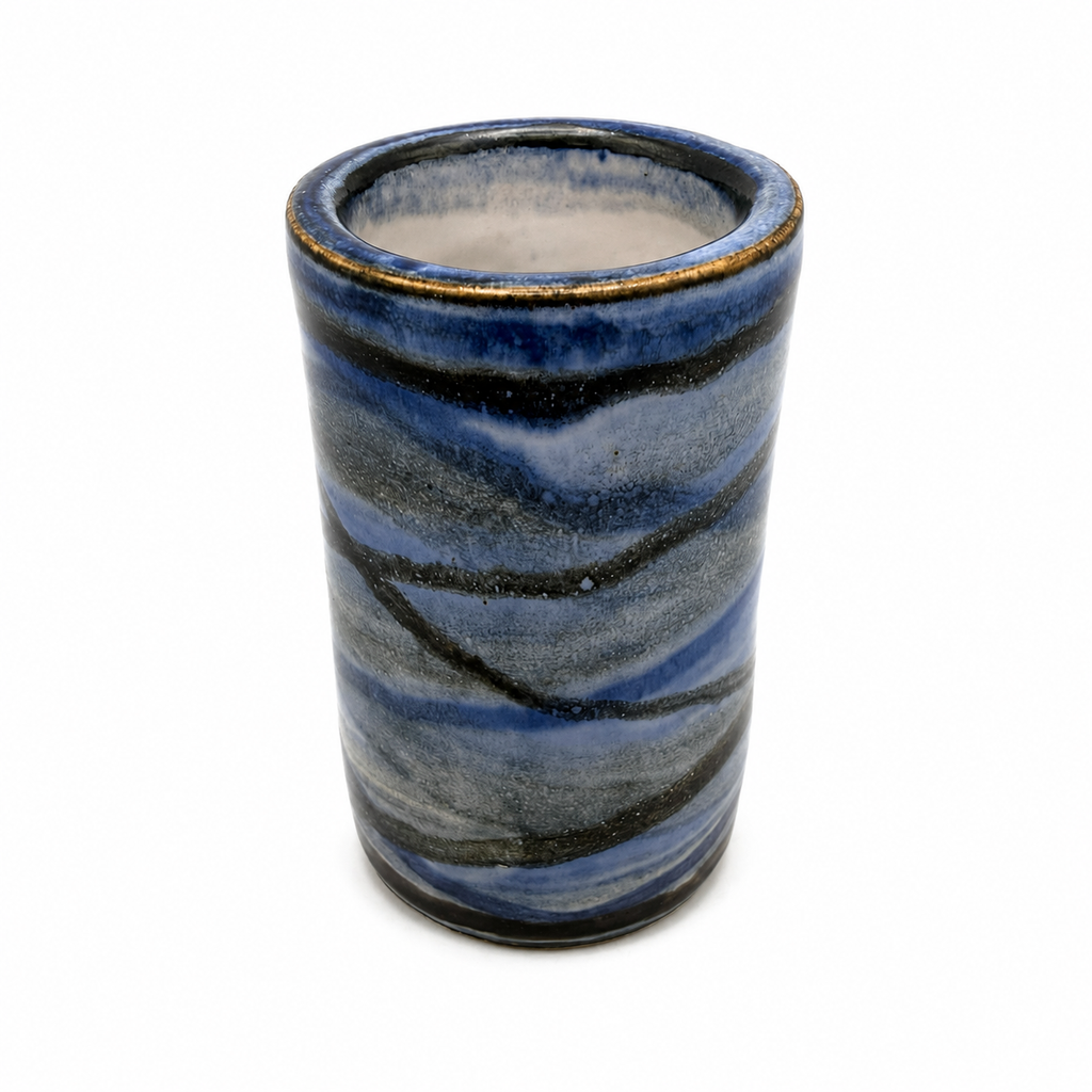 Juist Studiokeramik I Kleine Vase I Inselkeramik I Handarbeit I Signiert I 7 cm Juist