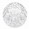 Vintage Kristall Vase I Kugelform I Waffelschliff I Kristallglas I Schwer I 9,5 cm Showroom Ansbach