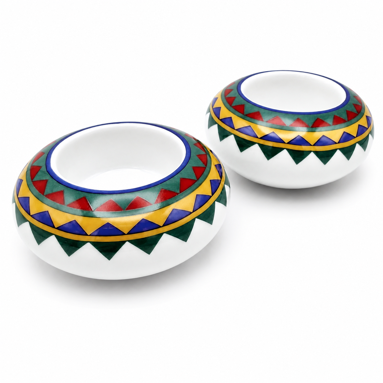 Arzberg Teelichthalter Set I 2-teilig I Weißporzellan I Klassisches Design I 8 cm Arzberg