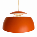 Temde I Ufo-Kaskaden-Lampe I Space Age I Pendelleuchte I Orange Weiß I Temde