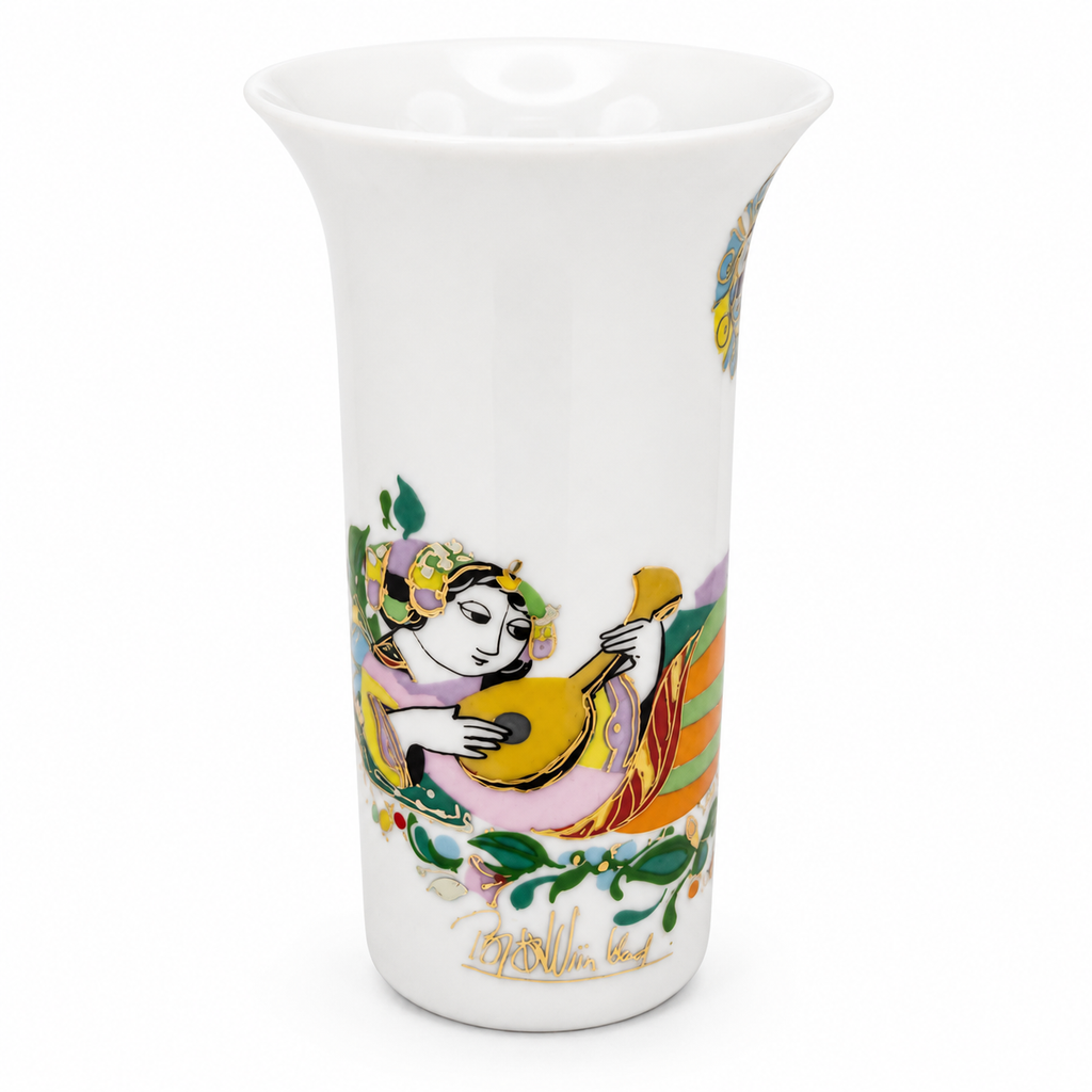 Rosenthal studio-linie Vase I Design Björn Wiinblad I Golddekor I 10 cm Rosenthal