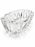 XL Design Kristallschale ROBERT SOLIMAN | Brutalist Ice Glass | Signiert | 5kg Showroom Ansbach