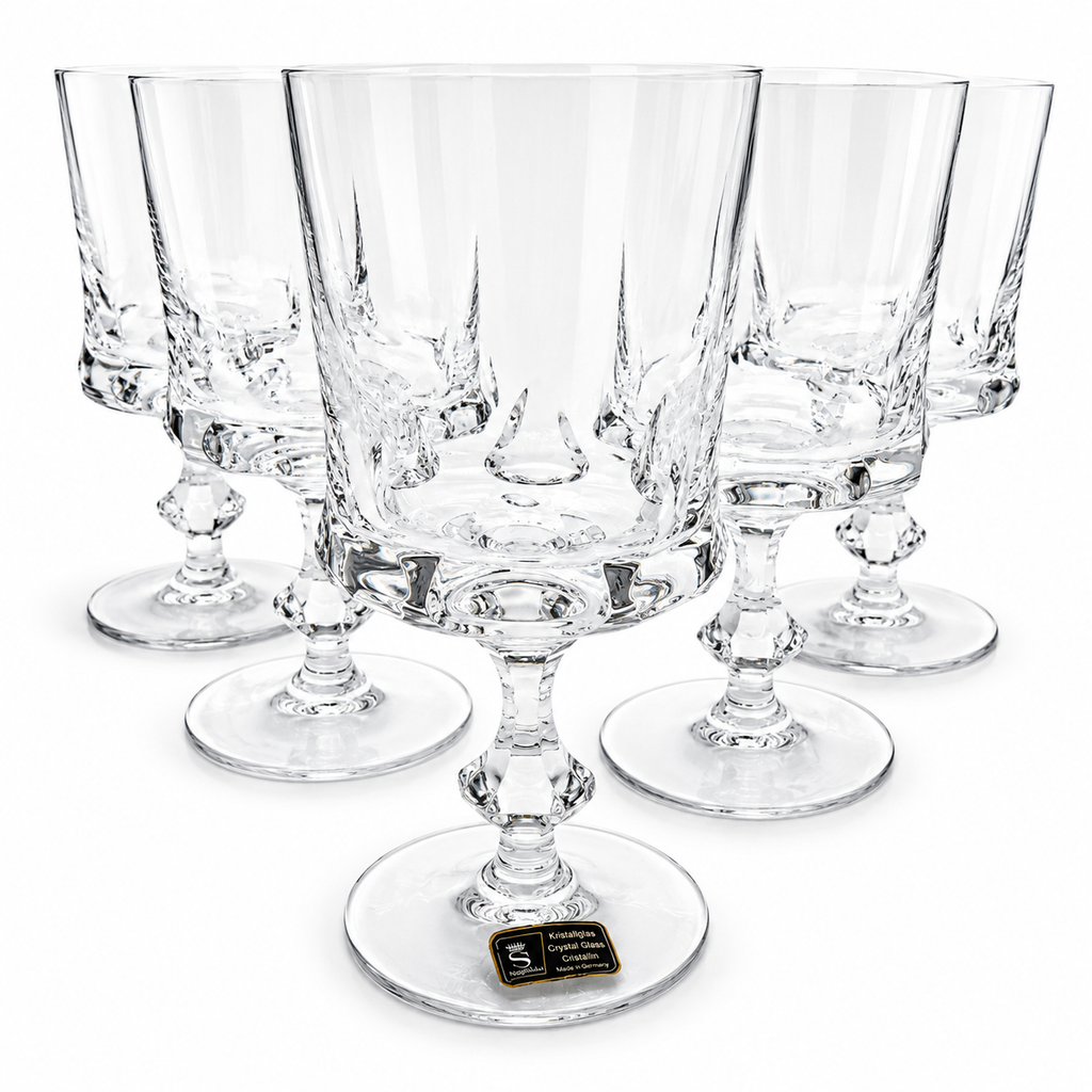 5er Set Spiegelau Longdrinkgläser | Kristallglas | Highball Gläser | Etikett Spiegelau