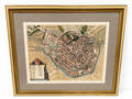 Braun & Hogenberg - Erfurt ´Erphordia´ - 1572-1617 - Kupferstich auf Papier Showroom Ansbach