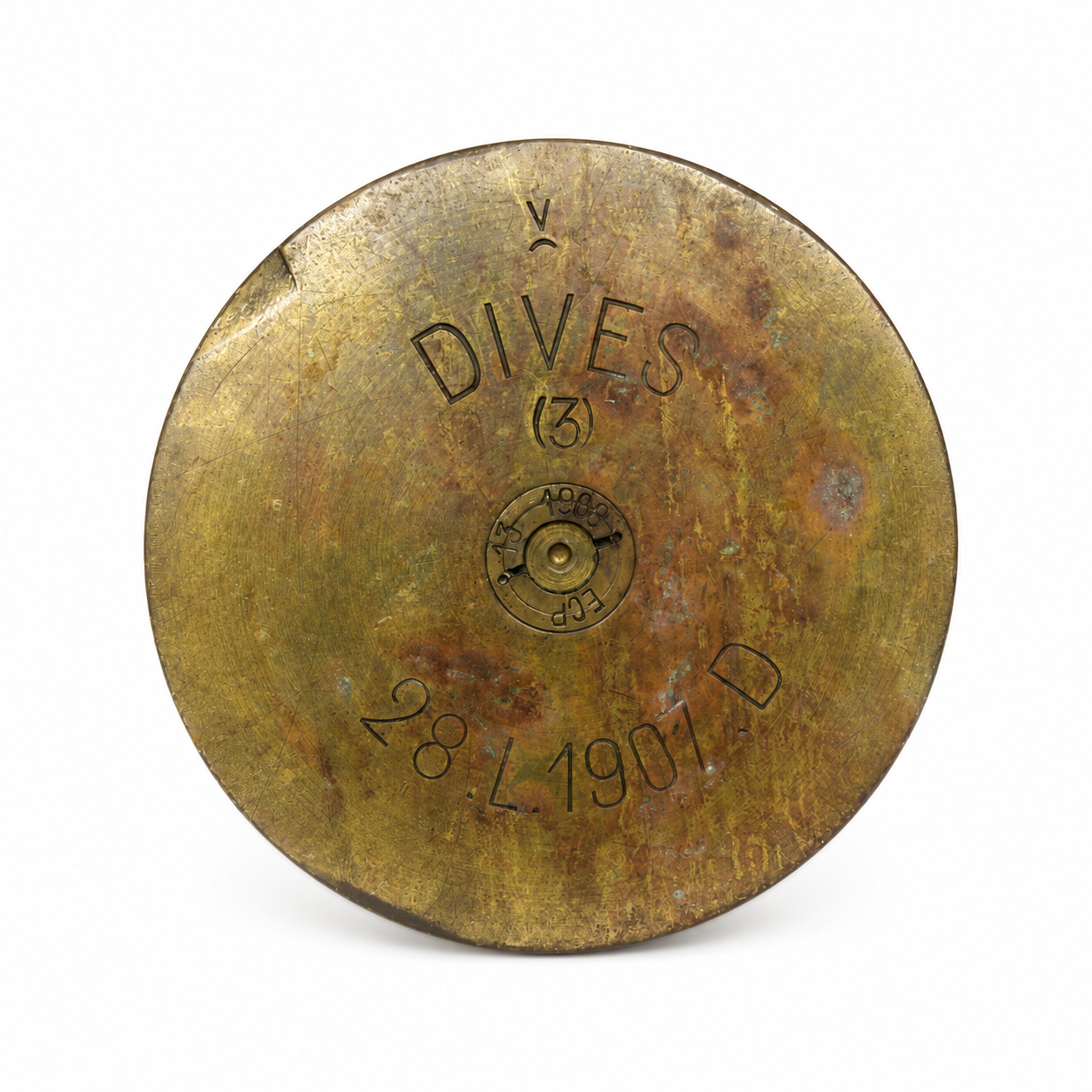 Antike Trench Art Hülse 1901 – Casablanca Marokko – 75mm Artillerie WWI Showroom Ansbach