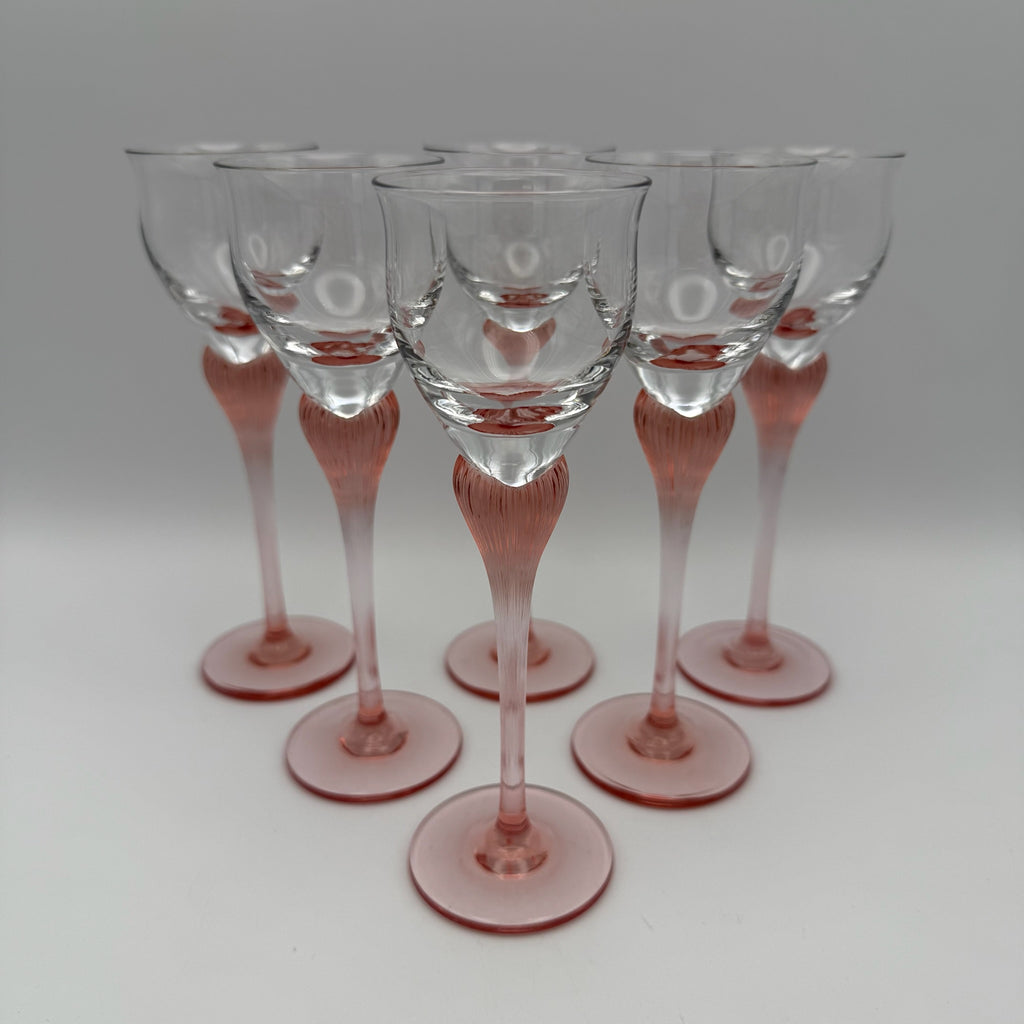 6er Set Spiegelau Klingenbrunn Likörgläser I Serie Antigone (Junge Linie) I Phantasie Pink I Vintage 15,5 cm Spiegelau