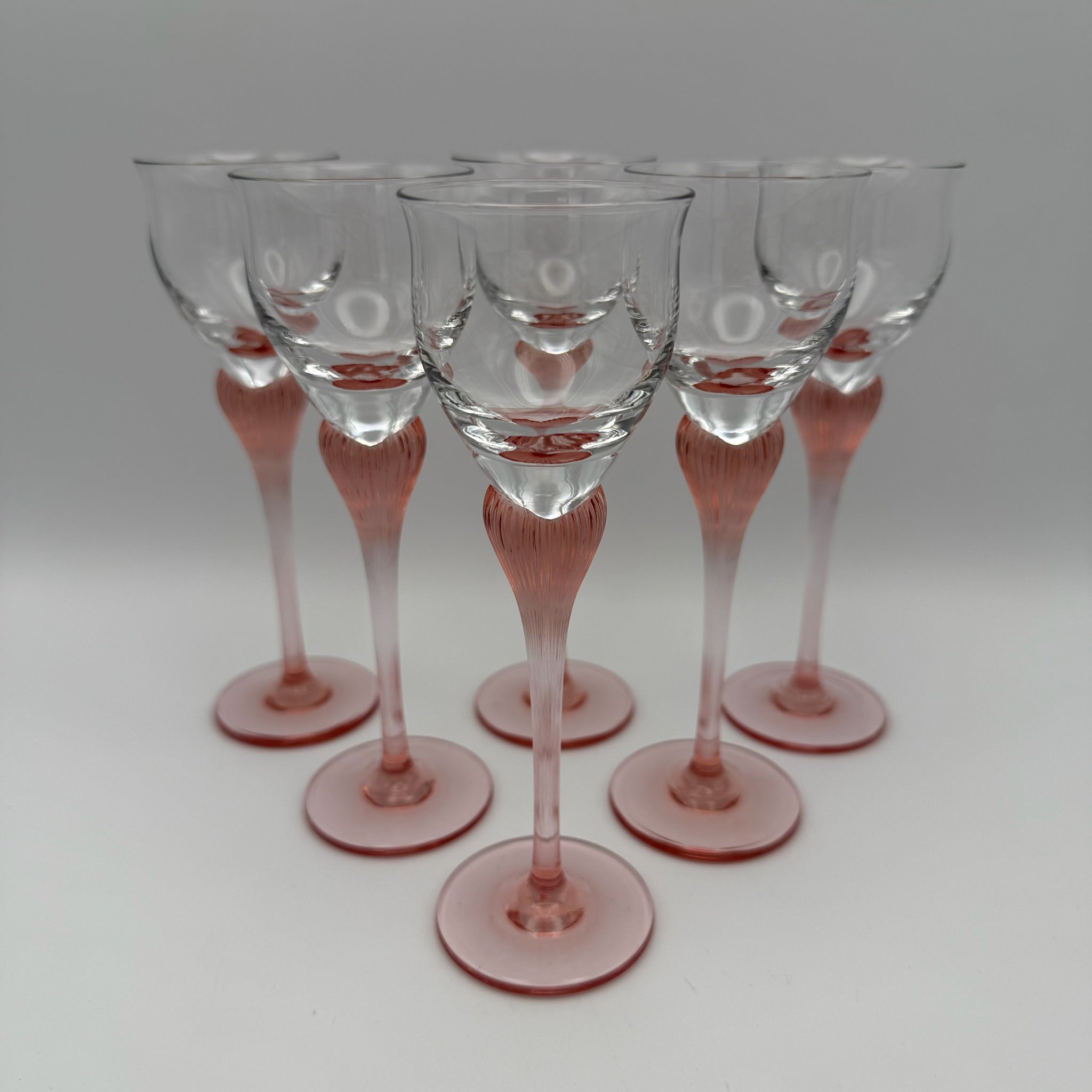 6er Set Spiegelau Klingenbrunn Likörgläser I Serie Antigone (Junge Linie) I Phantasie Pink I Vintage 15,5 cm Spiegelau