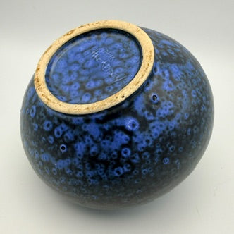 Thoms Keramik Vase Blau Signiert Studio Keramik Mid Century 8,5 cm Thoms Keramik