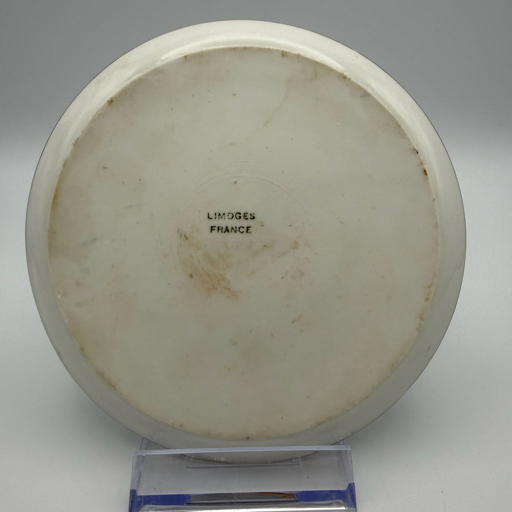 Antiker Limoges Teller I A. Lanternier I Handbemalt I Golddekor I Frankreich I Um 1900 Limoges