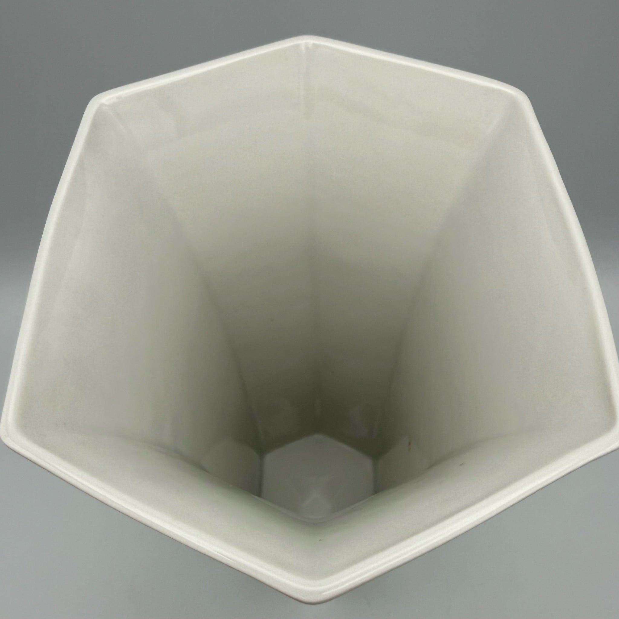 Vintage Scherzer Porzellan Vase Trichtervase Strelitzie 80er Jahre Memphis Op Art Showroom Ansbach