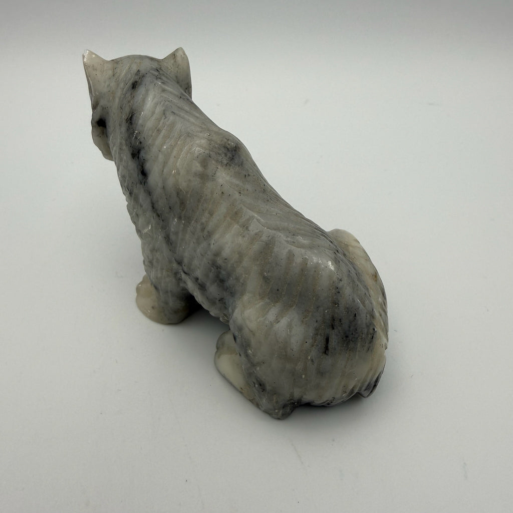 Antike Inuit Speckstein Figur I Bär I Kanada Eskimo Kunst I Handarbeit I 10 cm Showroom Ansbach