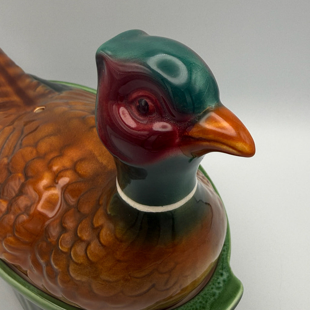 2er Set Frz. Ur-Pastetenformen 1950er I Ente & Fasan Terre a Feu I Unbenutzt Showroom Ansbach