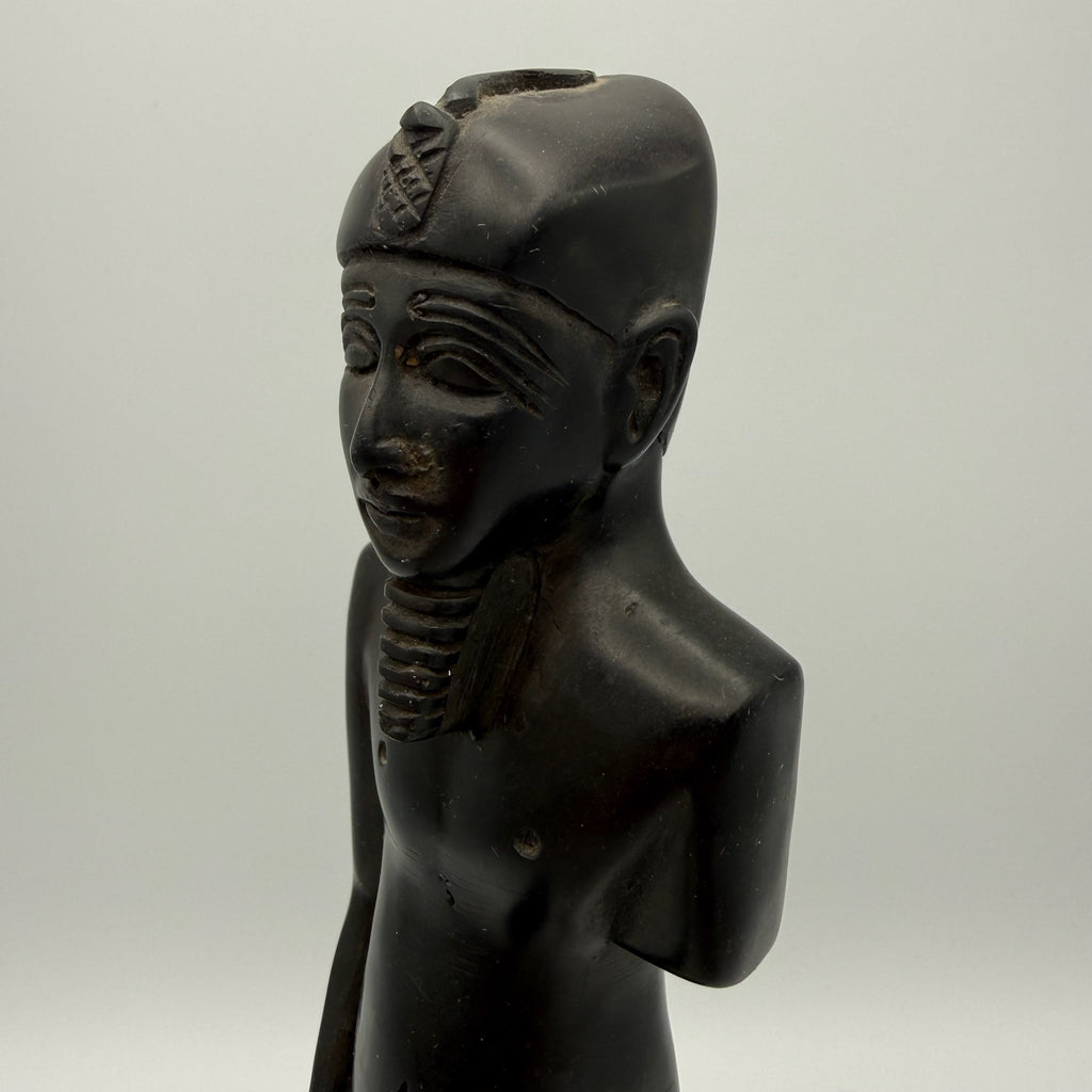 Ägyptische Min Statue I Fruchtbarkeitsgott I Ithyphallisch I Replik Handarbeit I 25,6 cm Showroom Ansbach