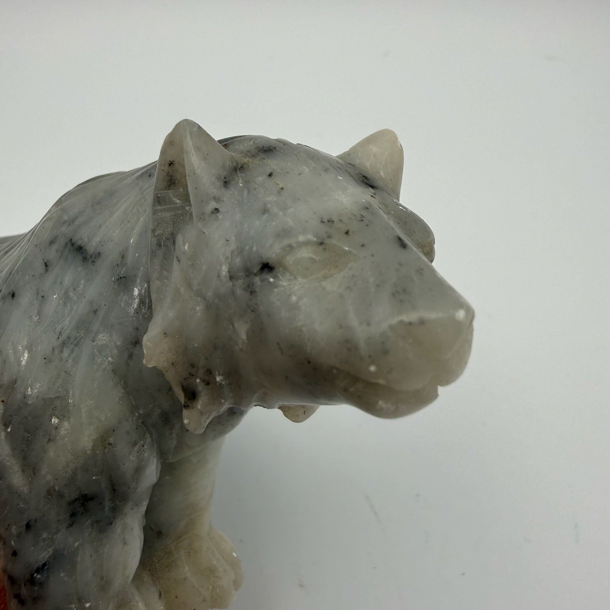 Antike Inuit Speckstein Figur I Bär I Kanada Eskimo Kunst I Handarbeit I 10 cm Showroom Ansbach