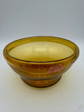 Vintage Judaica Glas Schale Israel Luxus Steuermarke Bat Sheva Mundgeblasen 60er Showroom Ansbach