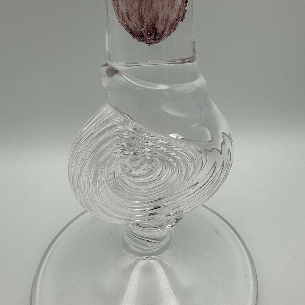 Große Studio Keramik Vase I Handarbeit Unikat I Schneckenfuß Voluten I Brutalist I 31 cm Showroom Ansbach