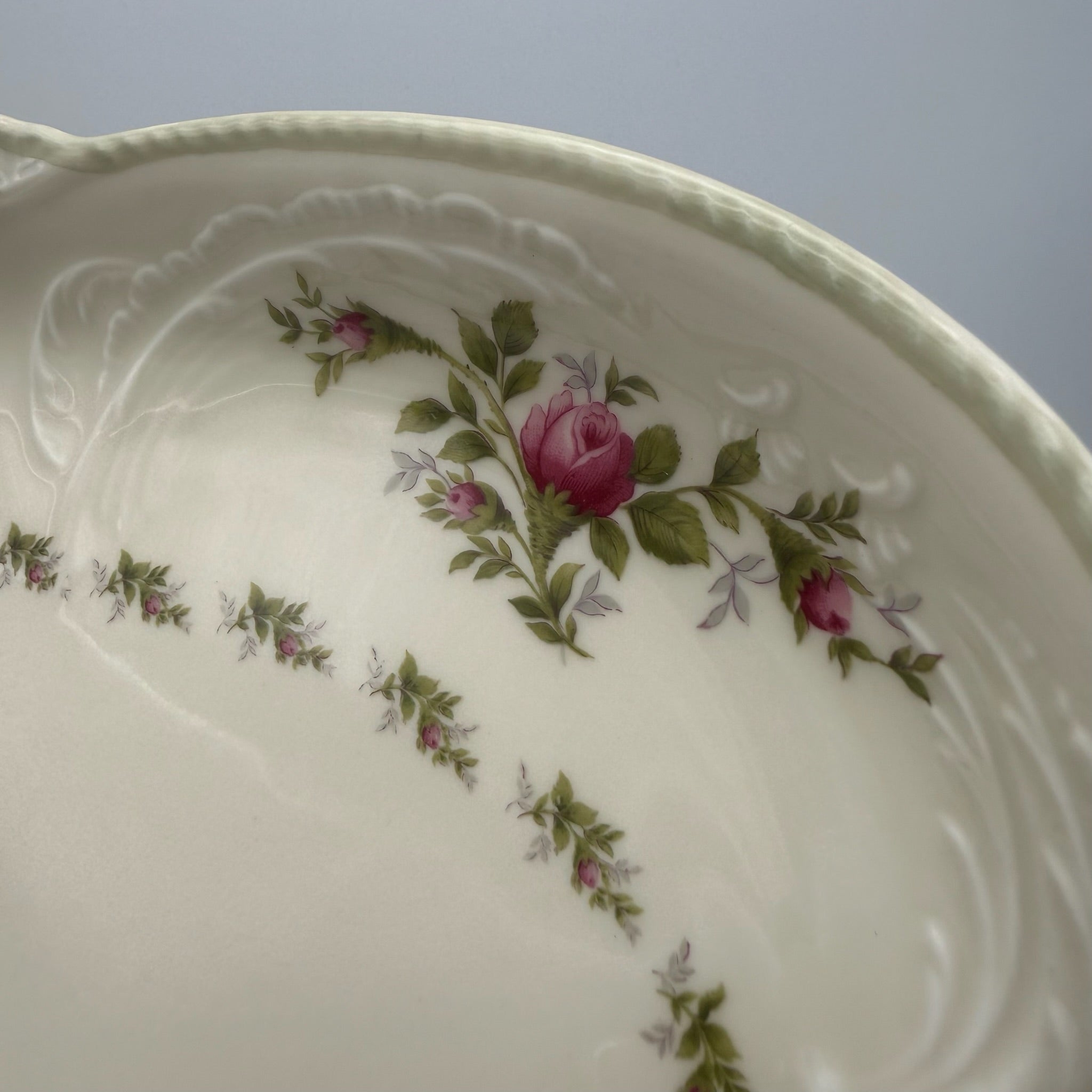 Rosenthal Sanssouci 10 Rosen Servierplatte 39,5 cm I Große Bratenplatte Rokoko Rosenthal