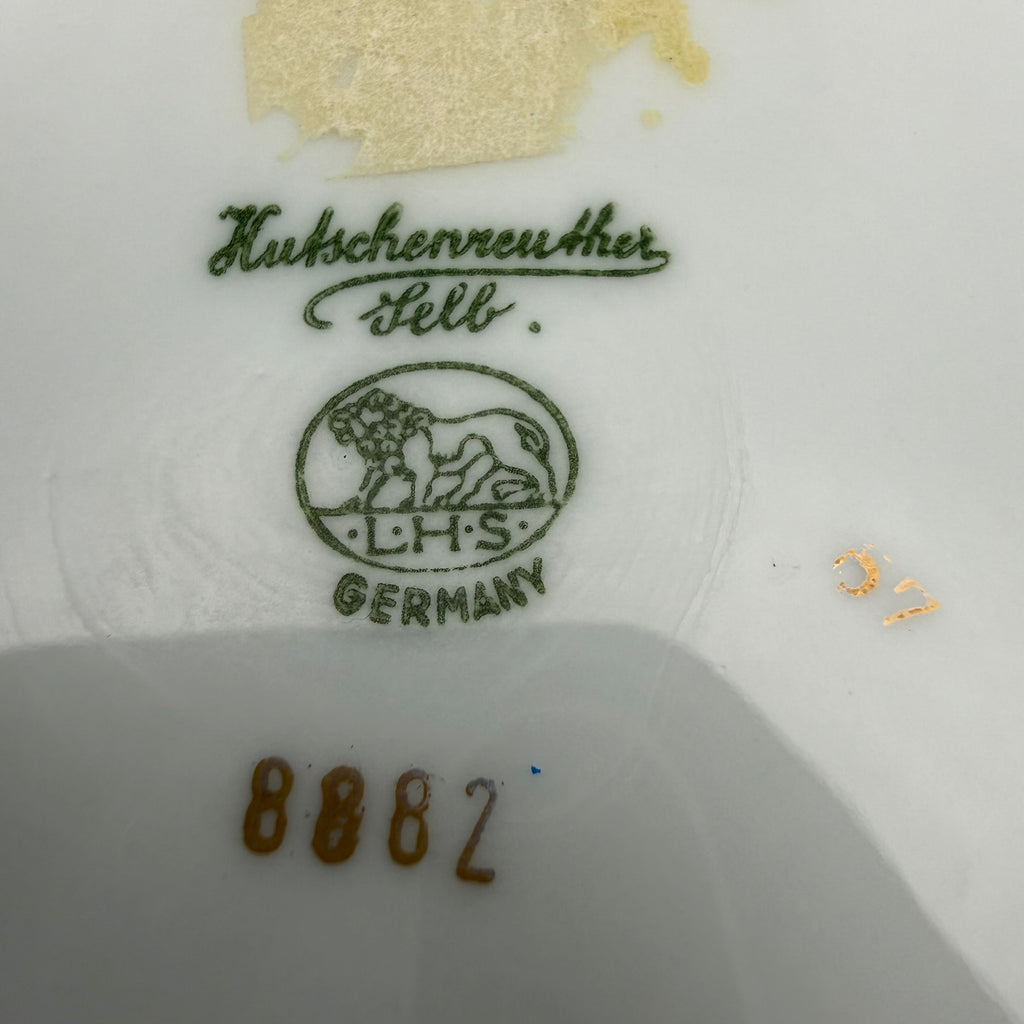 Hutschenreuther Selb Cachepot I Übertopf I Dresden Purpur Rose I Golddekor I Vintage 1950er I 13 cm Hutschenreuther
