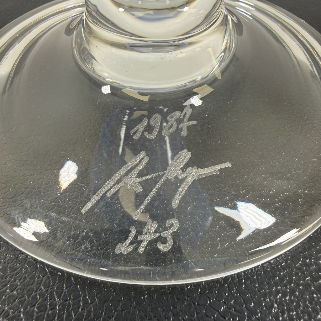 Monumentale Murano Glas Meistervase von Vito Seguso 1987 I Limitierte Edition 273 I Signiert Vito Seguso