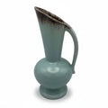 Keramik Henkelkanne Mintgruen Braun 1064 Henkelvase Krug Vintage 1950 Mid Century Showroom Ansbach