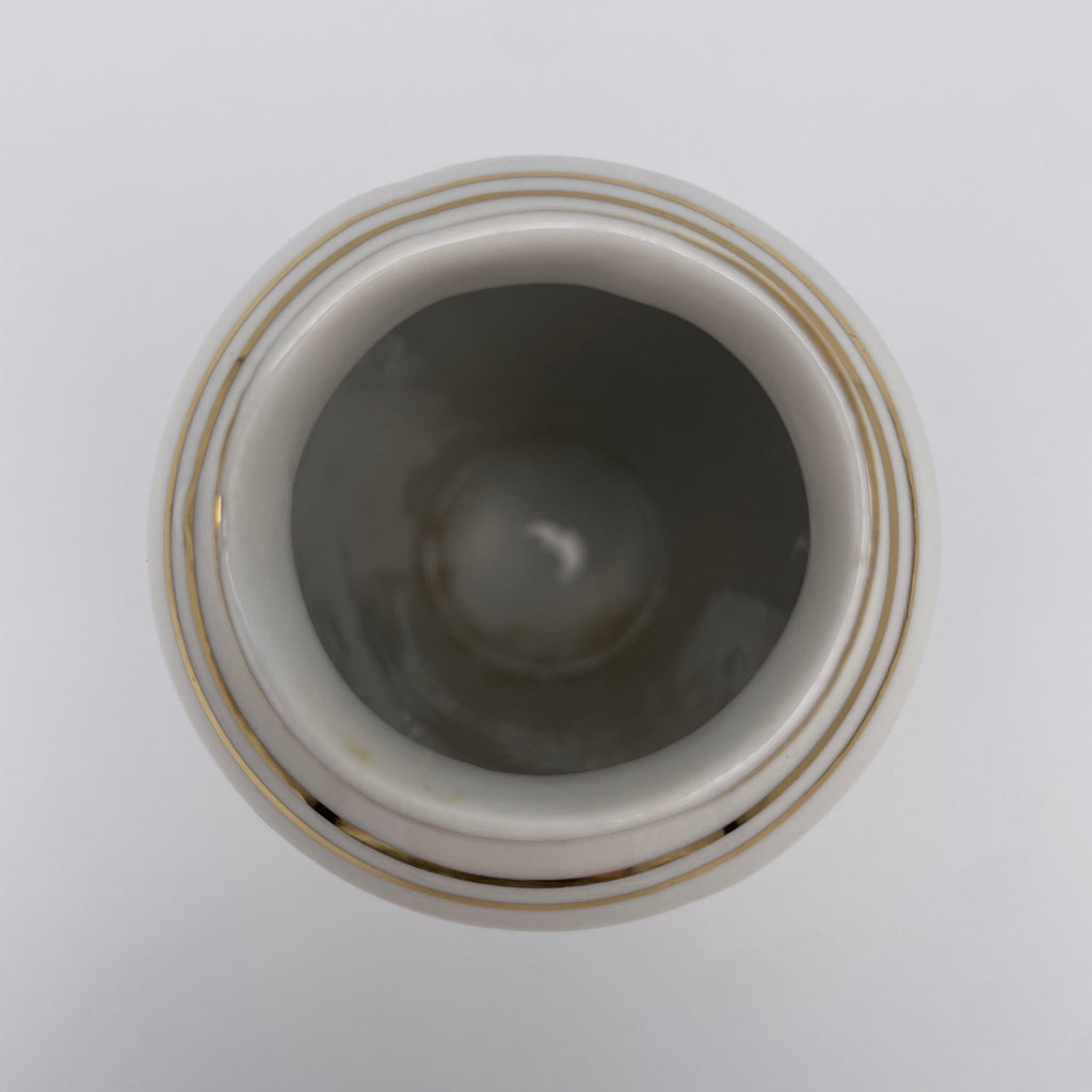 Moritz Zdekauer MZ Vase Prag Praha Karlsbruecke Gold Vintage 1970 Czechoslovakia Moritz Zdekauer