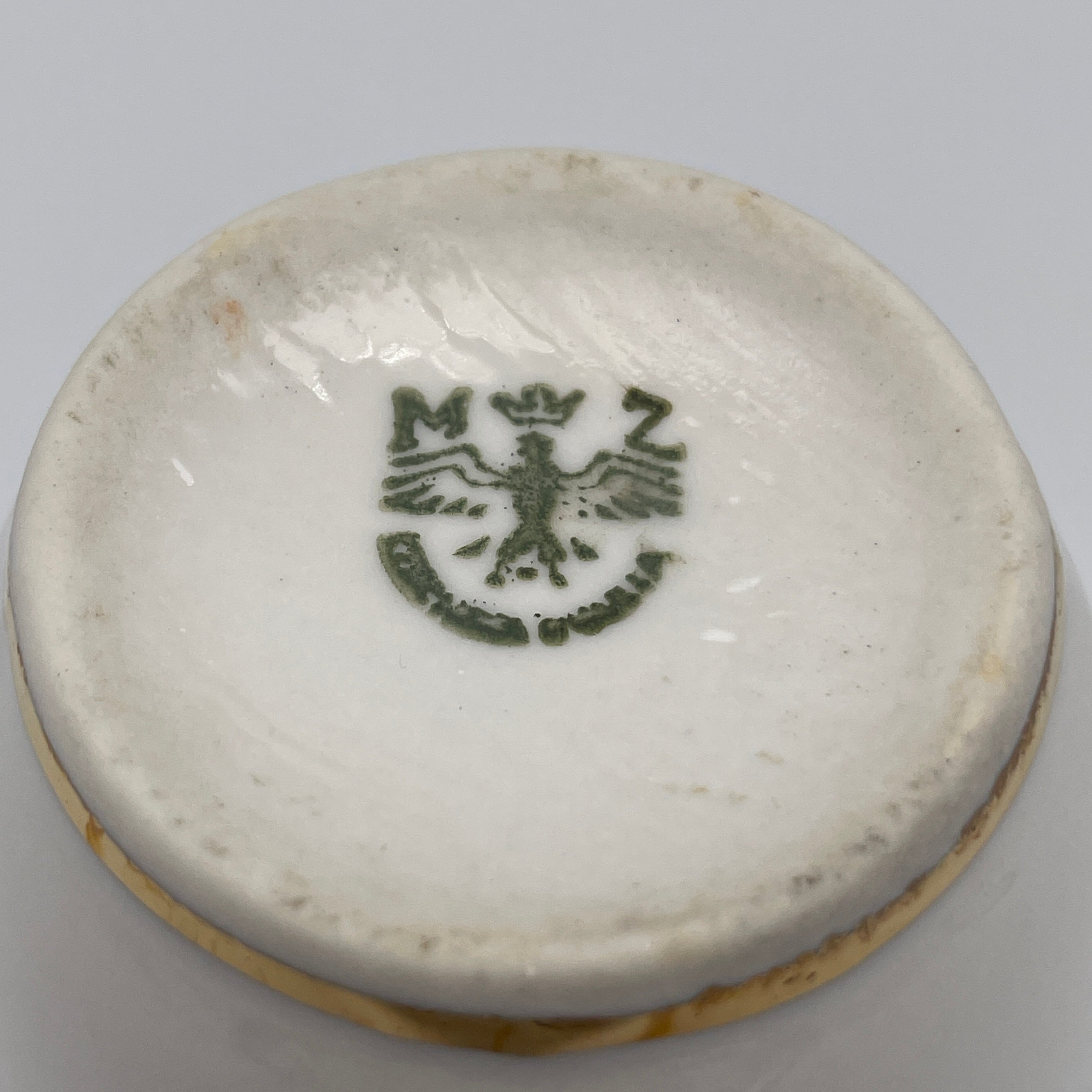 Moritz Zdekauer MZ Vase Prag Praha Karlsbruecke Gold Vintage 1970 Czechoslovakia Moritz Zdekauer