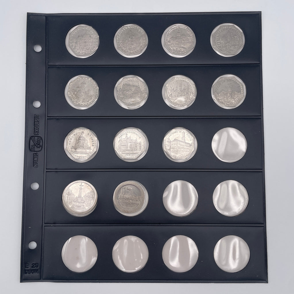 33 Notmuenzen Nuernberg Fuerth Strassenbahn 20 Pfennig Adler 1921 Sammler Set Showroom Ansbach