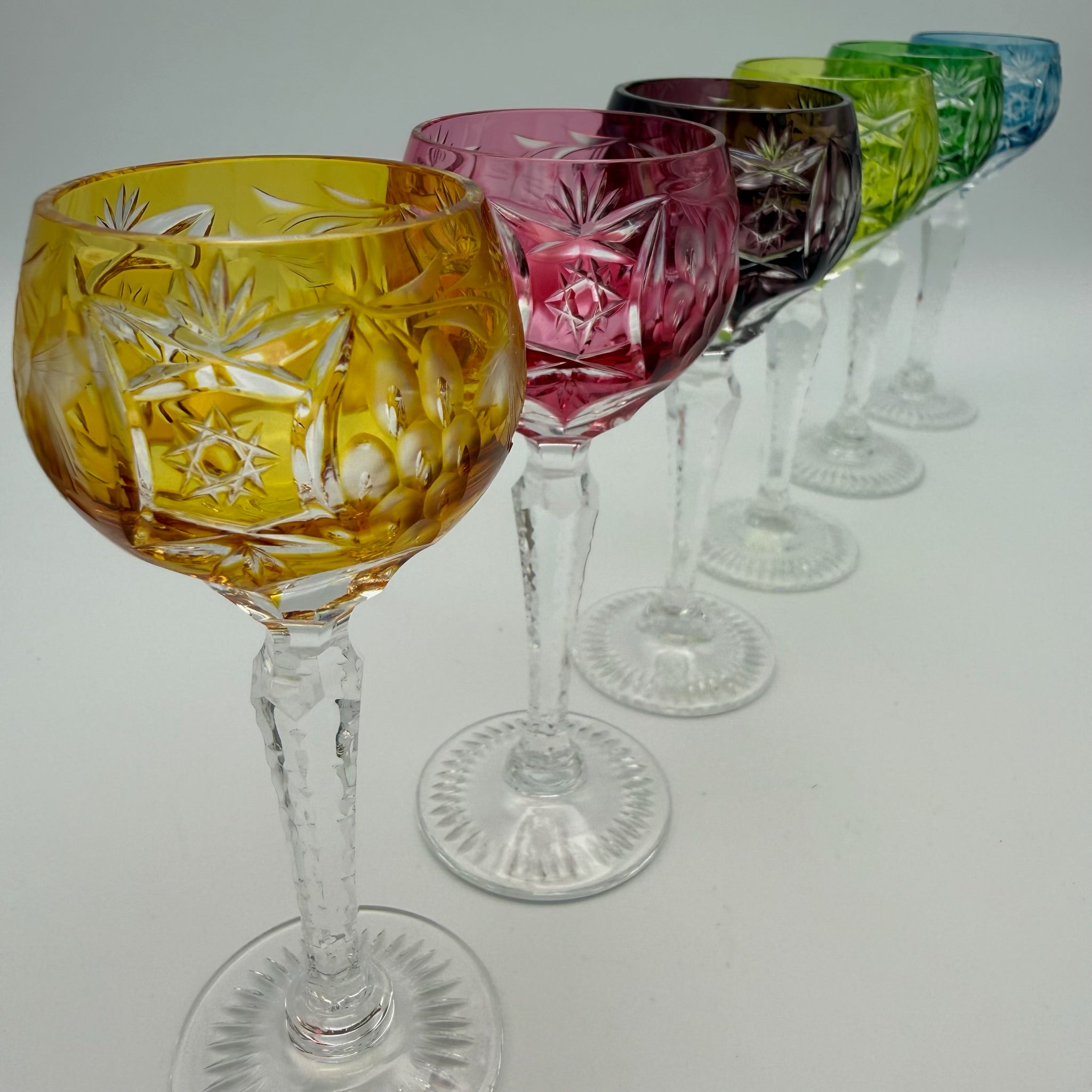 Nachtmann Likörgläser Set I 6-teilig I Dekor Traube I Überfangglas I Bunt I 11,4 cm Showroom Ansbach