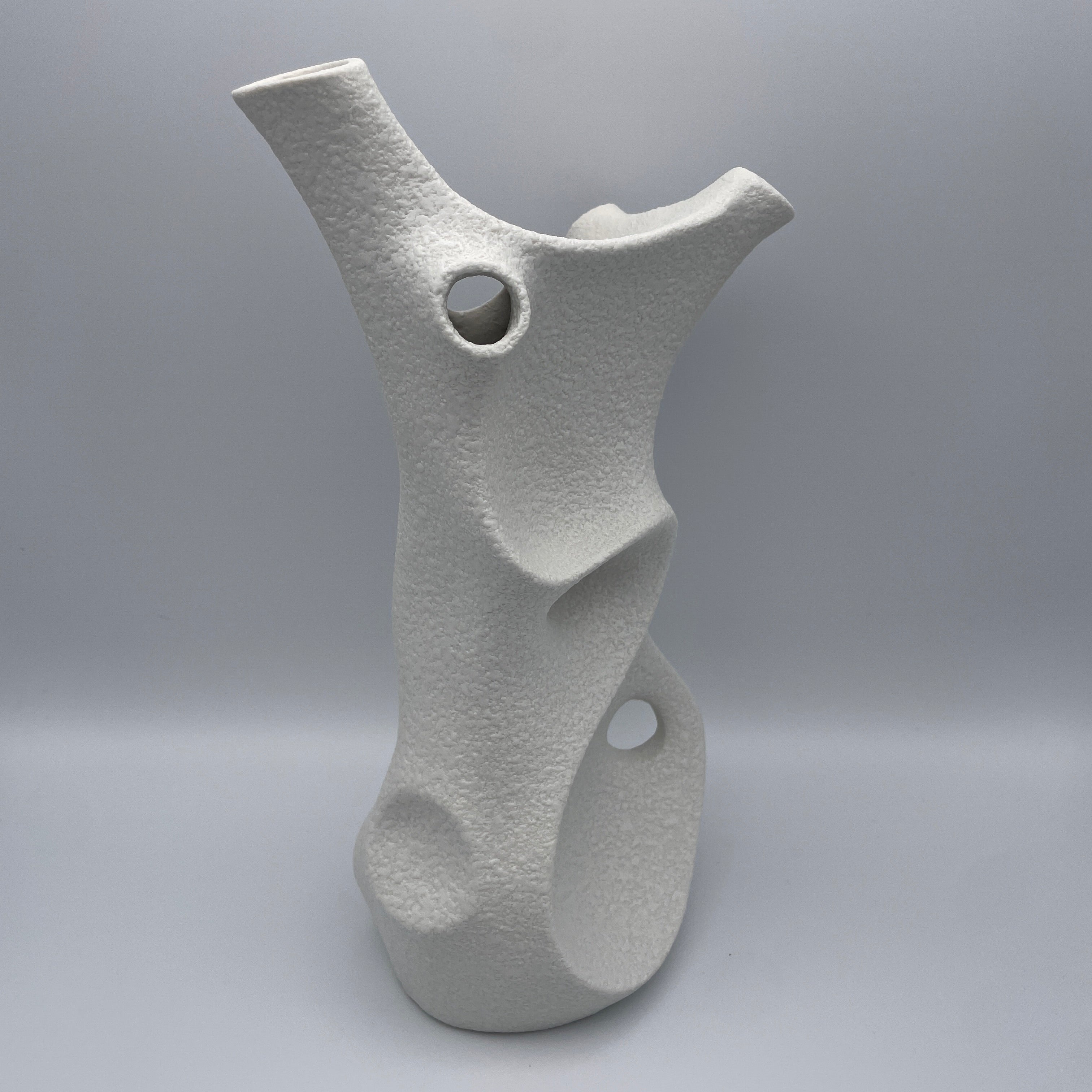 Sgrafo Modern Vase Peter Mueller Porzellan Keramik Vintage 1970 Space Age Sgrafo Modern