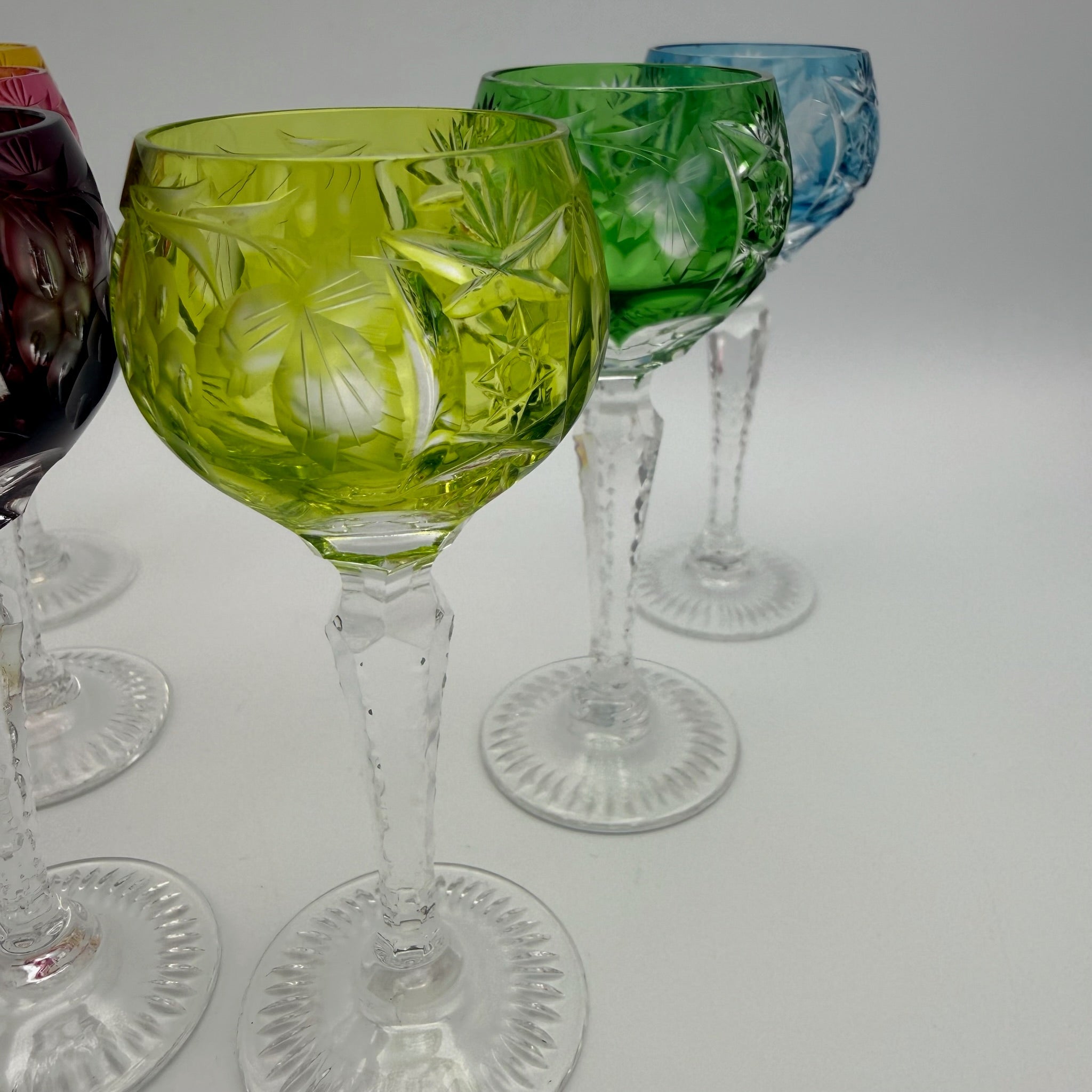 Nachtmann Likörgläser Set I 6-teilig I Dekor Traube I Überfangglas I Bunt I 11,4 cm Showroom Ansbach