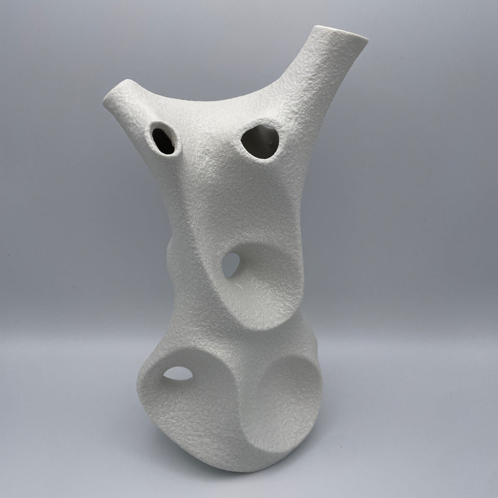 Sgrafo Modern Vase Peter Mueller Porzellan Keramik Vintage 1970 Space Age Sgrafo Modern