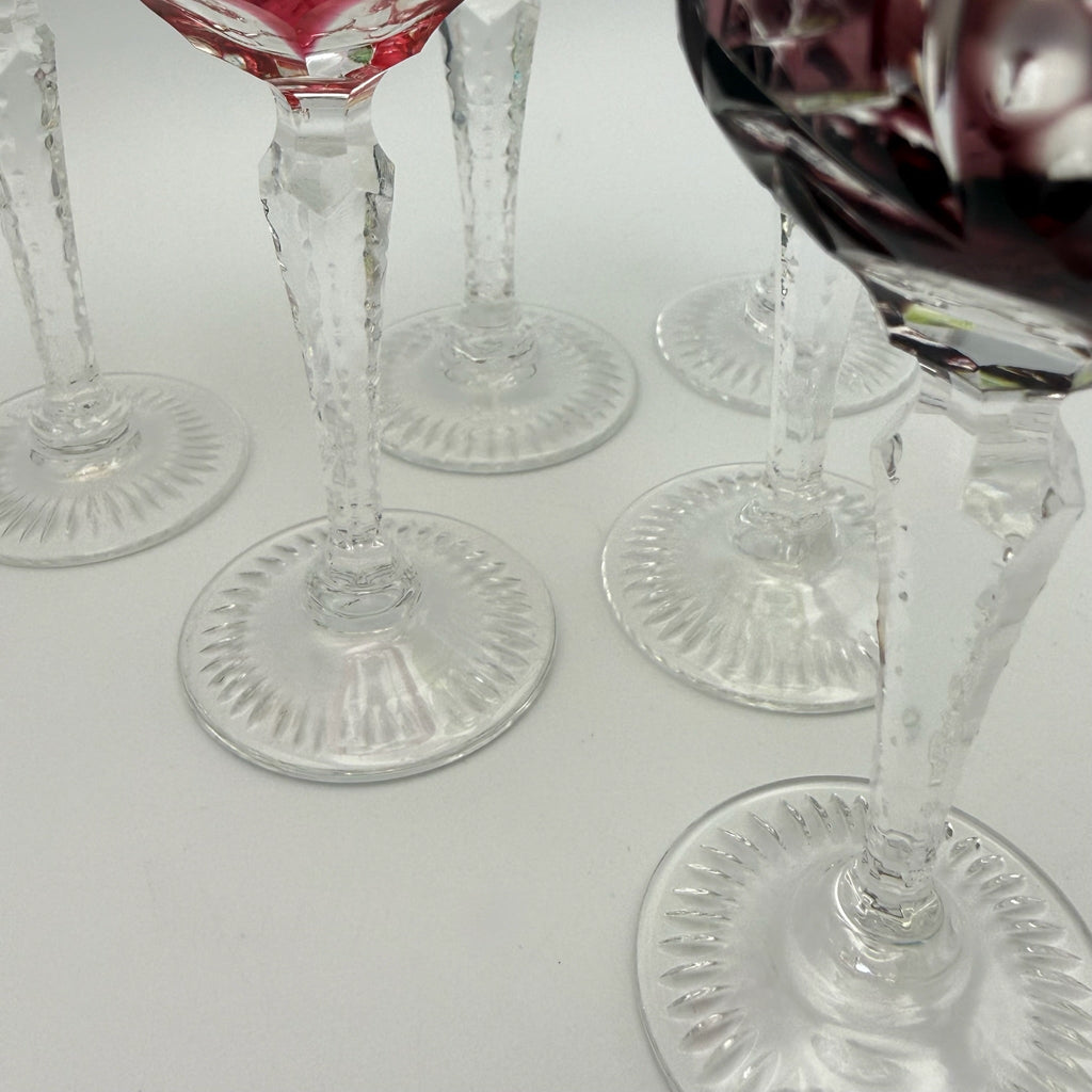 Nachtmann Likörgläser Set I 6-teilig I Dekor Traube I Überfangglas I Bunt I 11,4 cm Showroom Ansbach