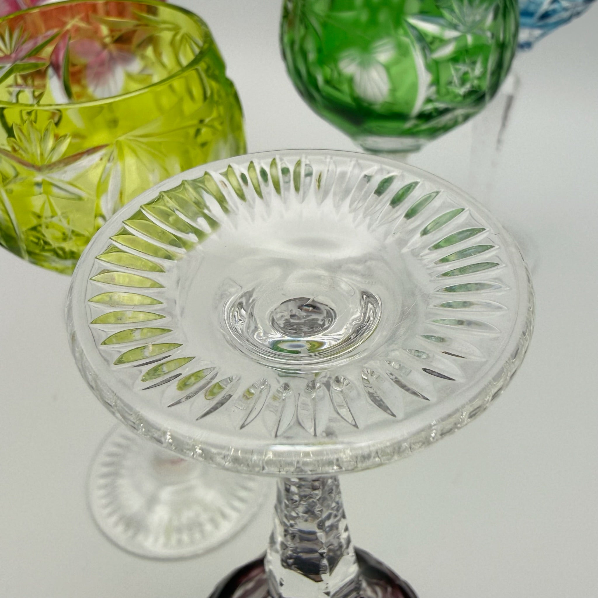 Nachtmann Likörgläser Set I 6-teilig I Dekor Traube I Überfangglas I Bunt I 11,4 cm Showroom Ansbach