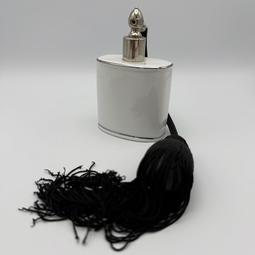 Edles Porzellan Set Inge Kuba decordesign Wiesau Platin 22k Parfümflakon & Tasche Inge Kuba