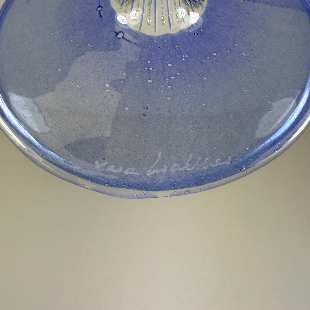 Vera Walther Kunstglas Kelchvase 35 cm – signiert – Handarbeit – Made in Germany – Studio Glas Showroom Ansbach