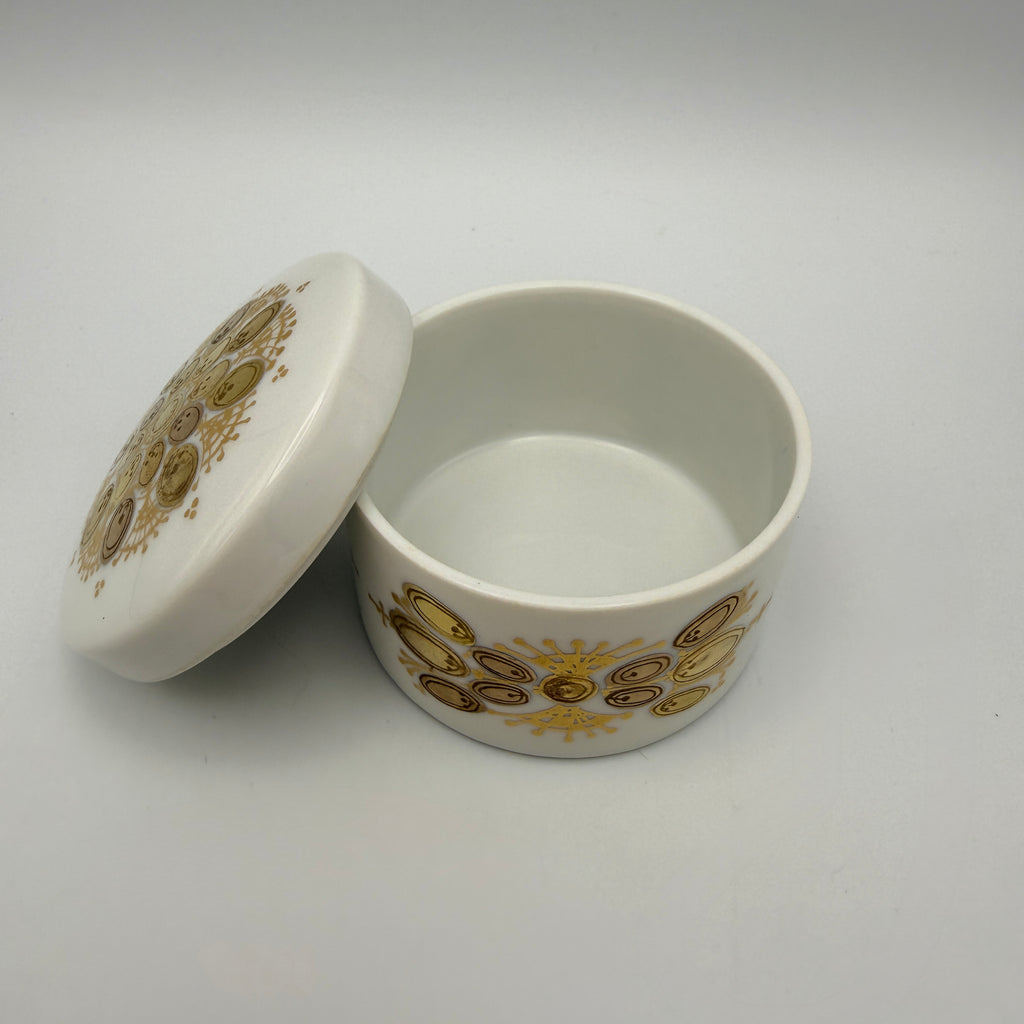 Rosenthal studio-line Bjørn Wiinblad Quatre Couleurs Deckeldose Porzellan 6 cm Showroom Ansbach