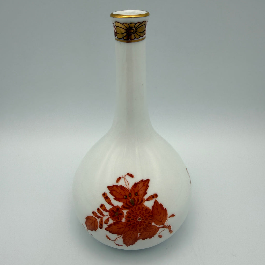 Herend Hungary Apponyi Orange AOG Miniaturvase 7105 handbemalt Porzellan 12,6 cm Showroom Ansbach